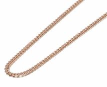 10K pink gold miami cuban chain 2.5 マイアミ キューバン チェーン ゴールドチェーン ネックレス 喜平 10金 icebox trax avalanche_画像1