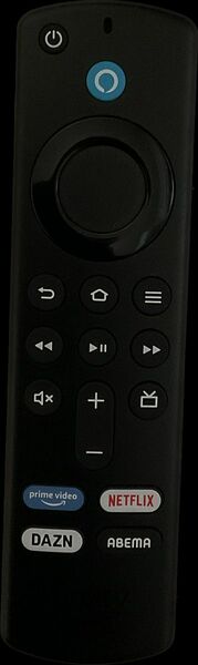 【ジャンク品（通電不可）】Alexa対応音声認識リモコン(2021年発売 第3世代) 対応する別売りのFire TV本体が必要