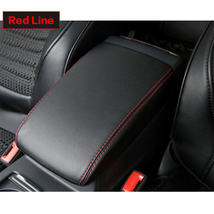 センターコンソール アームレスト ボックスカバー Red Line フォルクスワーゲン VW ティグアン mk2 2016-2022用_画像3