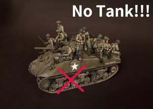 【スケール 1/35】 樹脂 レジン フィギュア キット 未塗装 兵士 14体セット 戦車なし 未塗装 未組み立て