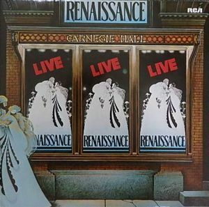 RENAISSANCE CARNEGIE HALL LIVE 中古洋楽LPレコード