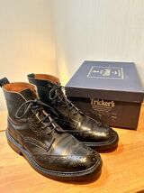 Tricker's M5634 STOW ブラック 8-5 トリッカーズ_画像1