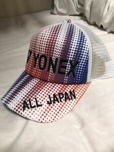 限定　超限定品　 最新　オールジャパン　ALL JAPAN　YONEX　ヨネックス　限定キャップ 　2023夏　ホワイト柄　　大会会場限定