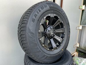 即納 スタッドレス SAILUN WST3 265/65R17 ハイラックス サーフ パジェロ 17インチ 新品 タイヤホイールセット 1台分 ノーマル車高対応