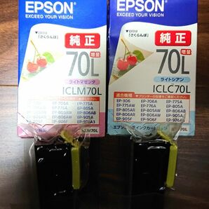 【迅速発送】gセット★EPSON カラリオ 純正 インク さくらんぼ 2色 新品