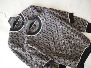 新品同様★ランバンコレクション LANVIN★ウール100％★カーディガン&インナー ツインニットアンサンブル セット size 38M相当