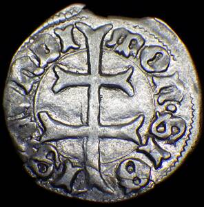1427-1437年 中世ハンガリー/神聖ローマ帝国 ジギスムント・フォン・ルクセンブルク　ディナール銀貨