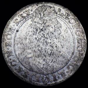 1664年 神聖ローマ帝国 レオポルト1世 15クロイツァー (1/4ターラー) 銀貨