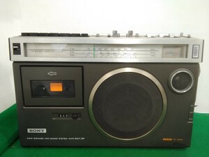 g_t N871 SONYFM/SW/MWラジカセ(CF-1980Ⅱ)★AV機器★オーディオ機器★カセットデッキ★ラジカセ☆ソニー