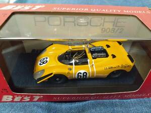 1/43 BEST MODEL 1972 год wato gold s Glenn Porsche 908/2#68