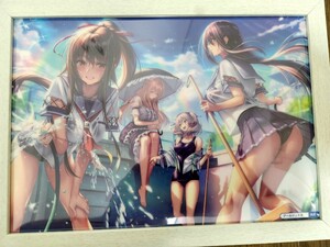 ピロ水先生☆アマガミ２☆新作版画展☆額装済☆A４サイズ☆非売品☆クリアポスター