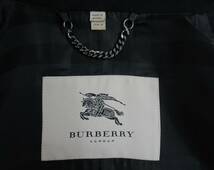 EURO古着 ヨーロッパ古着＊BURBERRY LONDON バーバリー＊コート ダブルブレスト カシミヤ混 黒系＊PROSUM プローサム 高級ライン_画像8