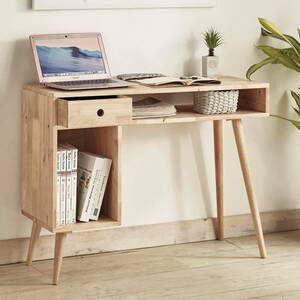 * new goods prompt decision * free shipping * with a tier of drawers on one side wood desk / personal computer simple study one person living stylish * Hokkaido * Okinawa prefecture * remote island postage separately is cost *