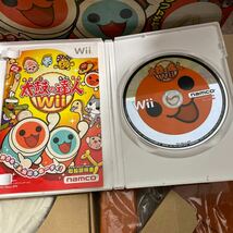 太鼓の達人Wii 太鼓とバチ　ソフトとセット　namco ゲーム　　タタコン_画像3