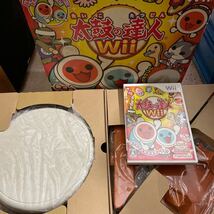 太鼓の達人Wii 太鼓とバチ　ソフトとセット　namco ゲーム　　タタコン_画像1