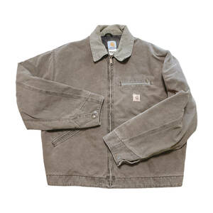 Carhartt カーハート　デトロイトジャケット　made in USA オリーブ色　ナイスフェード　サイズXL