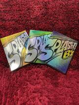 美品 B'z シングルCD SPLASH! 3種セット/グリーン・ブルー・イエロー_画像1