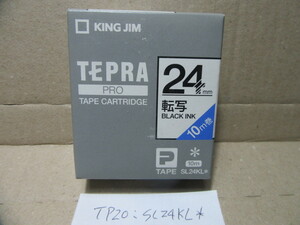 TP:20TEPRA PRO　TAPE CARTRIDGE　24㎜転写　BLACK INK　10m　SL24KL*