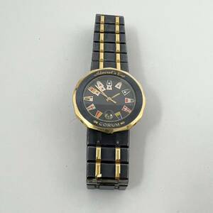 14368/ CORUM アドミラルズカップ コルム ゴールド ブルー レディース 腕時計