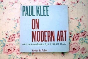 65519/パウル・クレー 作品集 Paul Klee on Modern Art ドローイング 素描 Faber and Faber バウハウス Herbert Read