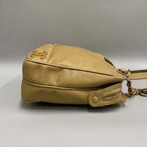 1円 美品 シール有 3番台 CHANEL シャネル トリプルココ キャビアスキン レザー チェーン トートバッグ セミ ショルダーバッグ 31077_画像6