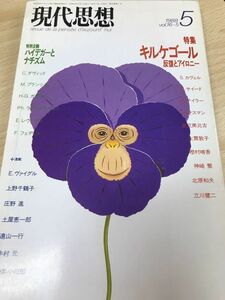 現代思想 特集 キルケゴール 反復とアイロニー　ハイデガーとナチズム　未読美品　レヴィナス ガダマー 上野千鶴子