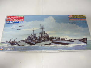 スカイウェーブシリーズ 1/700 アメリカ海軍 重巡洋艦 CA-68 ボルティモア　ボルチモア 1944 エッチングパーツ付属 ジャンク