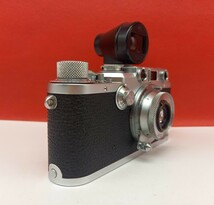 ■ Leica Ⅲc 3C レンジファインダー Elmar 3.5cm F3.5 レンズ 動作確認済 ビューファインダー シャッターOK 付属品 ライカ_画像4