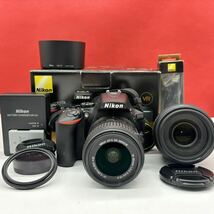 ◆ 防湿庫保管品 Nikon D5500 デジタル一眼レフカメラ AF-S DX NIKKOR 18-55mm ／ 55-300mm レンズ 動作確認済 ニコン_画像1