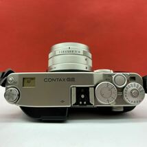 ◆ CONTAX G2 ボディ レンジファインダー Carl Zeiss Planar 2/45 T* レンズ シャッターOK フィルムカメラ TLA140 ストロボ コンタックス_画像5