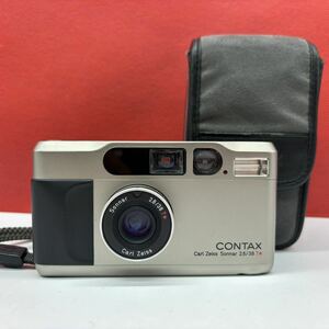 ◆ CONTAX T2 フィルムカメラ コンパクトカメラ Carl Zeiss Sonnar 2.8/38 T＊ 動作確認済 シャッター、フラッシュOK コンタックス 