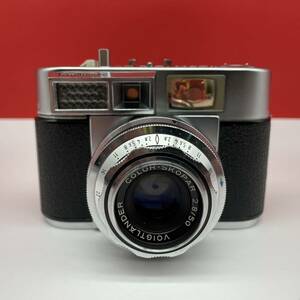 □ COSINA VOIGTLANDER VITOMATIC II a フィルムカメラ レンジファインダー COLOR-SKOPAR 2.8/50 フォクトレンダー 現状品 コシナ