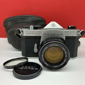 □ PENTAX SPOTMATIC SP 一眼レフカメラ フィルムカメラ Super-Takumar 50mm F1.4 レンズ 動作確認済 現状品 ペンタックス