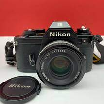 □ Nikon EM フィルムカメラ 一眼レフカメラ ボディ NIKKOR 50mm F1.8 Ai-s レンズ 動作確認済 シャッターOK 現状品 ニコン_画像1