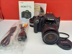 ■ Canon EOS KISS X5 ボディ デジタル一眼レフカメラ EF-S 18-55mm F3.5-5.6 IS II レンズ 現状品 動作未確認 キャノン