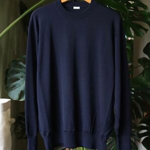 アプレッセ22FW L/S Knit T-Shirt ネイビー　サイズ3 ニット セーター
