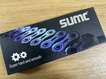 SUMC 最上級SX11SL 黒　ブラック　11速用チェーン　ロードバイク　自転車_画像2