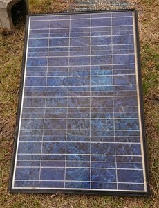 太陽光パネル ソーラーパネル　中古品　130W　三菱　PV-MR130C 1枚 引き取り限定