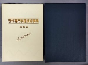 『ビジュアル版 現代専門料理技術辞典 揚物篇』/安倍孤柳/ジャパンアート社/1988年初版/Y10088/fs*23_12/33-05-2B