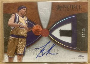 【Mike Bobby】 2006-07 Upper Deck Exquisite Collection Noble Nameplates Patch Auto 直筆サイン パッチ