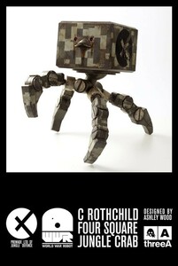 Threea Rothchild Four Square Jungle Crab 1/6 3A wwr underverse popbot ashley wood adventure kartel フィギュア