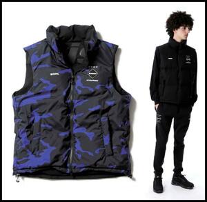 F.C.R.B. REVERSIBLE DOWN VEST : ¥45,000 + TAX/SOPHNET. F.C.R.B. エフシーアールビーブリストル ソフネット　BLACKサイズM