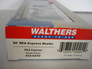 未使用、Walthers　932-6242　50’REA　Express-Reefer