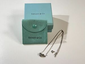 ★TIFFANY&Co ティファニー ビーンネックレス エルサペレッティ 袋 箱 シルバー925 アクセサリー ペンダント 中古品 管理kame172