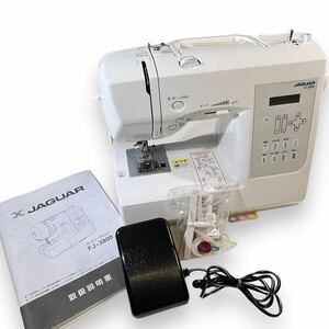 ★動作確認済み JAGUAR コンピュータミシン FJ-3800 フットコントローラー 説明書 ジャガー 手工芸 ハンドクラフト 中古品 管理J176