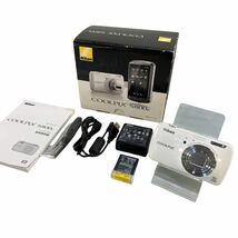 ★美品 動作確認済み Nikon ニコン COOLPIX S800c コンパクトデジタルカメラ ホワイト 4.5-45.0㎜ 1:3.2-5.8 中古品 付属品 管理J244_画像1