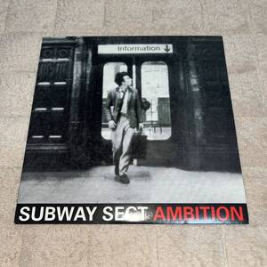 subway sect 7インチレコード ambition ブリットポップ ネオアコ ギターポップ vic godard