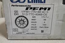 ENKEI PFM1 17×7J inset48 4-PCD100 1本_画像7