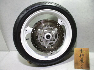 3★TZR250用フロントホイール1221　純正.3MA.SP.めくれ無.17×3.00 〔検索用〕TZR250R.3XV.SPR.XJR400R.SRX600.R1-Z.RZ250R.FZR400RR