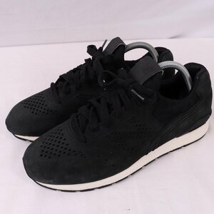 996 ニューバランス 25.5cm/new balance 黒 ブラック 白 中古 古着 スニーカー メンズ yy8459